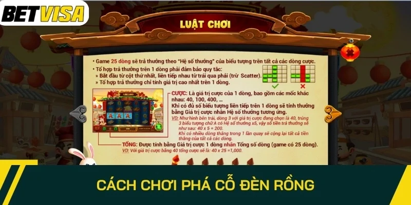 Cách chơi Phá Cỗ Đèn Rồng