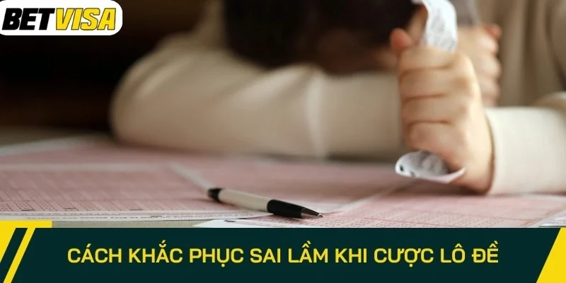 Cách khắc phục sai lầm khi cược lô đề