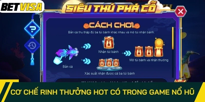 Cơ chế rinh thưởng hot có trong game nổ hũ