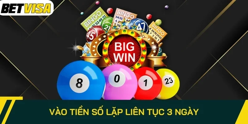 Vào tiền số lặp liên tục 3 ngày